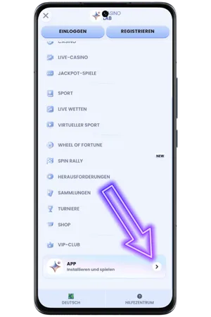 APP auswählen