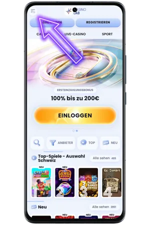 Menü öffnen